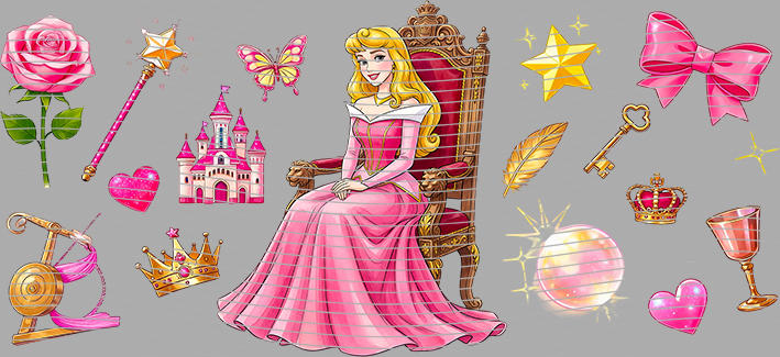 16oz Disney style-D-3149